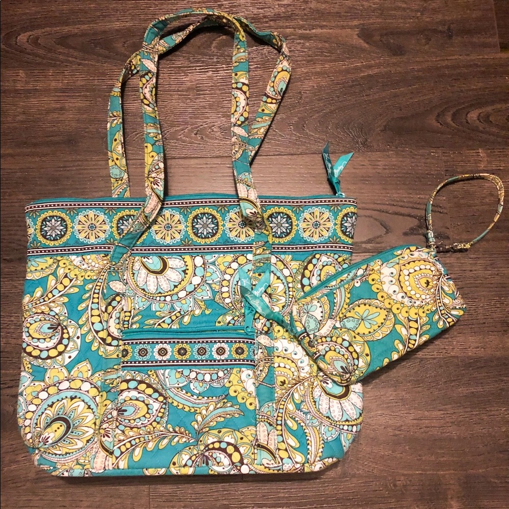 Vera Bradley Tote and Wristlet